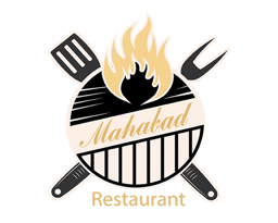 RESTAURANT MAHABAD Grill logo.